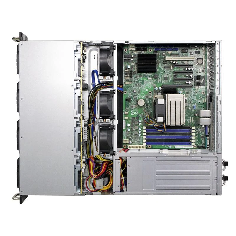 AIC 2U 12G Short Storage Server Chassis 12 x 3.5" Hot-Swap + 2 x 7mm 2.5" Rear Hot-Swap with 550W x2 Redundant PSU (Rails Included)