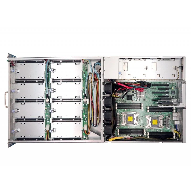 AIC 1.5U 6G High Density Server Storage 16 x 3.5" tool-less design and a 650Wx2 80+ Gold PSU (Rails Included)