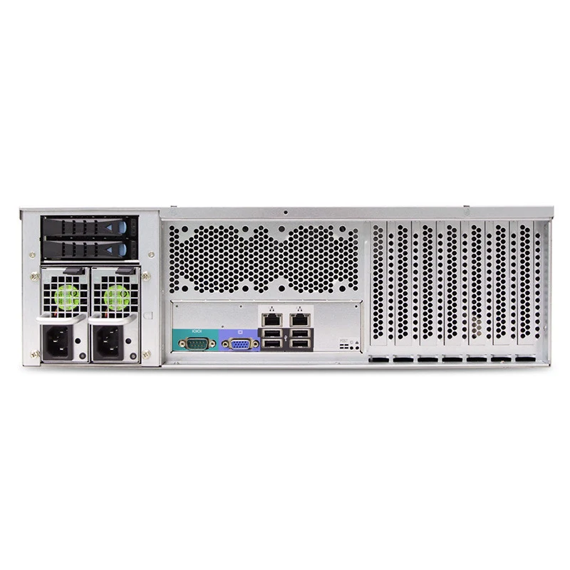 AIC 3U 12G Short Storage Server Chassis 16 x 3.5" Hot-Swap + 2 x 2.5" Rear Hot-Swap with 800W 1+1 Redundant PSU (Rails Included) * Expander On Board