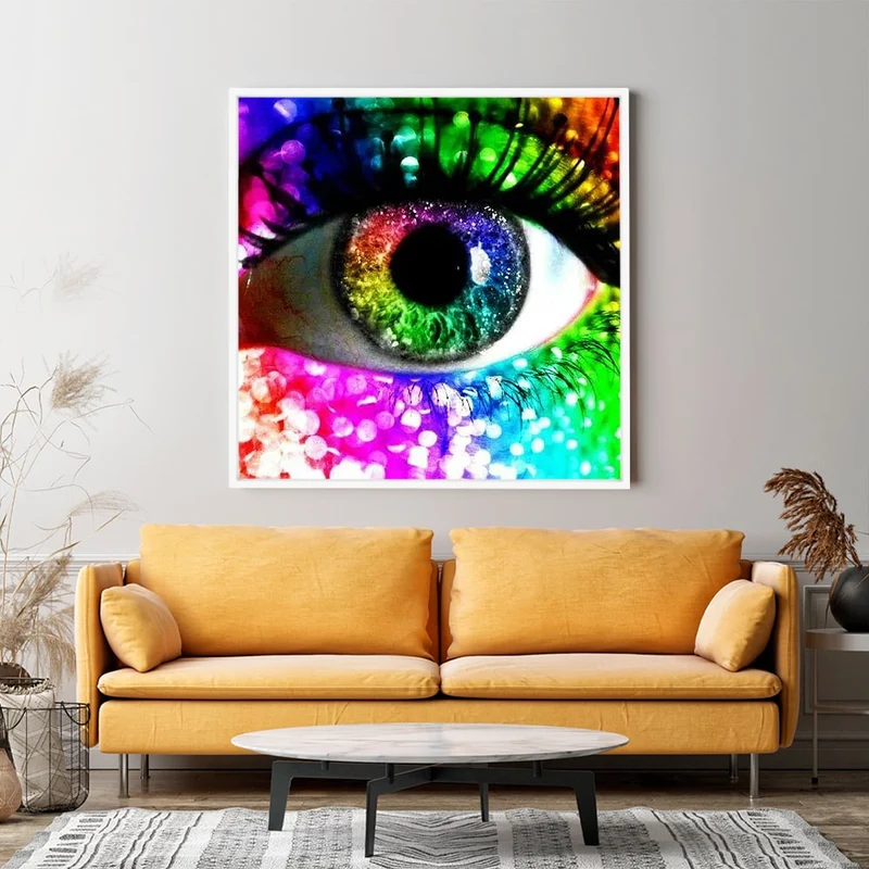 Diamond Painting Strass Special - XL Colorful Eye