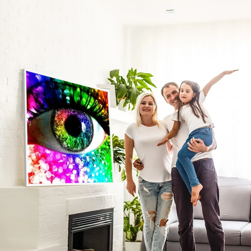 Diamond Painting Strass Special - XL Colorful Eye