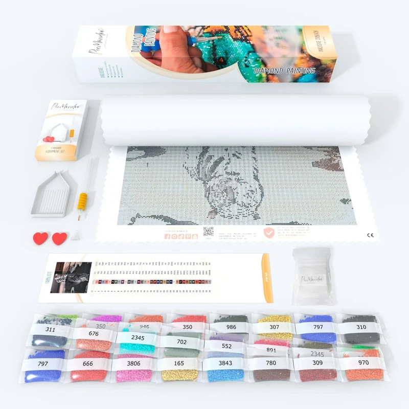 Diamond Painting Strass Special - XL Colorful Eye