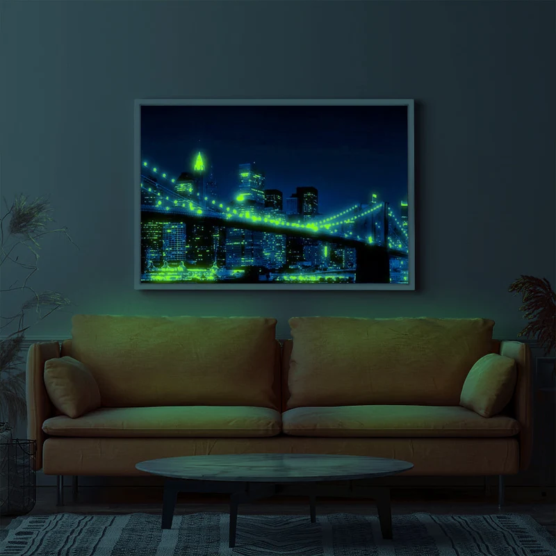 Diamond Painting Leuchtbild Special - New York "Dark Night"