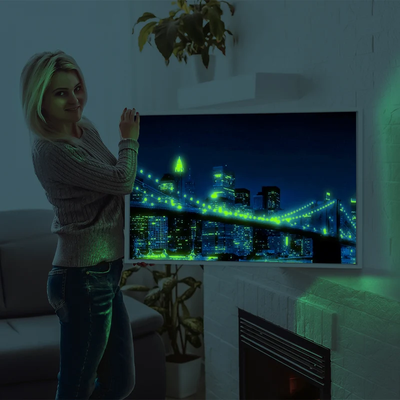 Diamond Painting Leuchtbild Special - New York "Dark Night"
