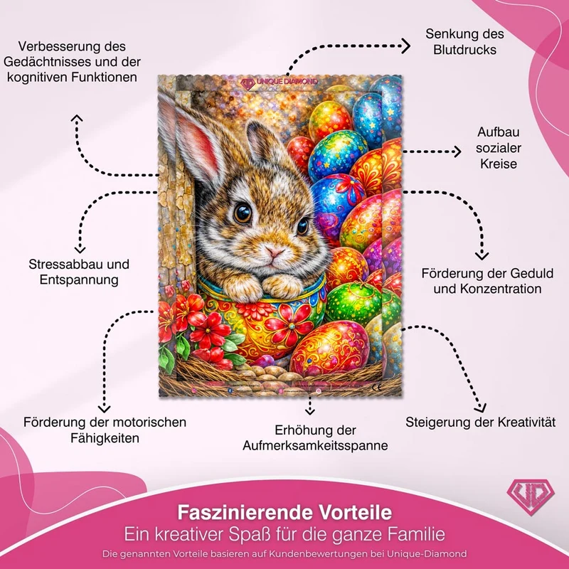 5D Diamond Painting – Easter Bunny Treasure