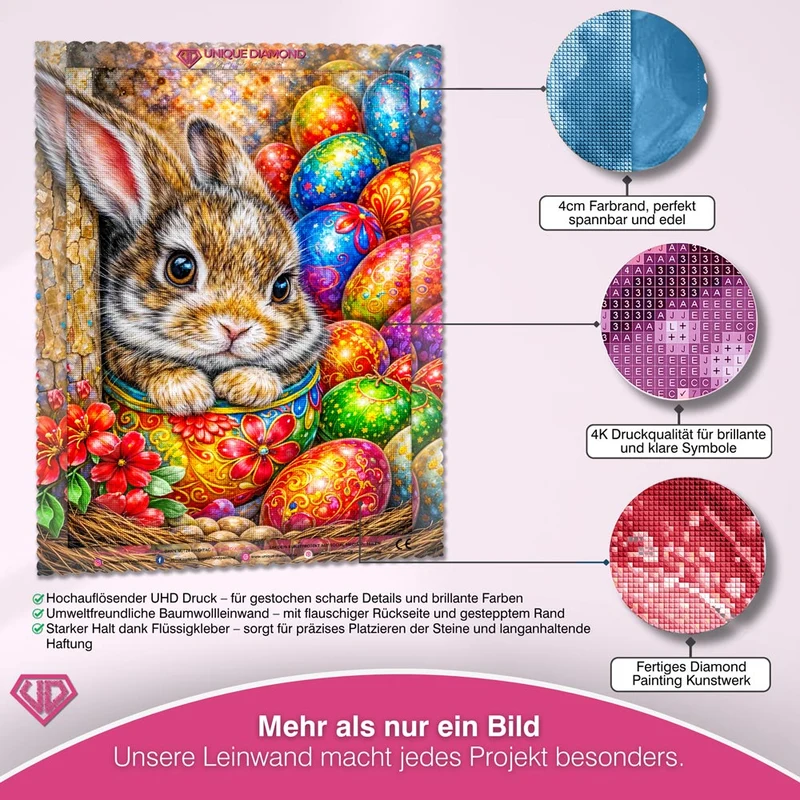 5D Diamond Painting – Easter Bunny Treasure