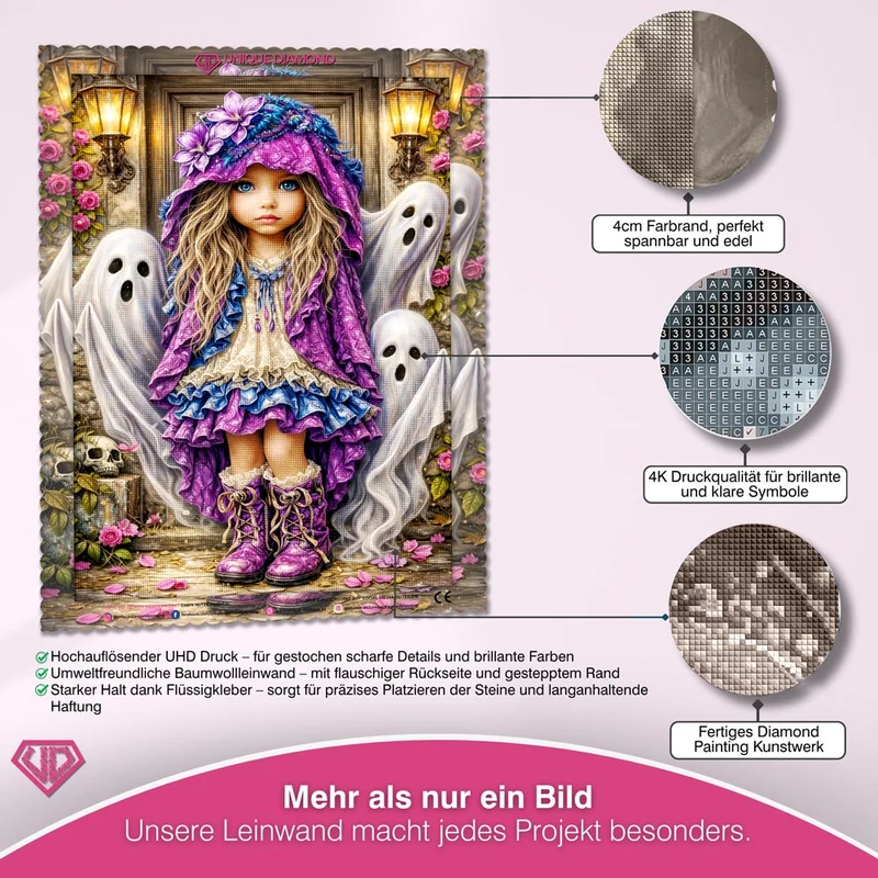 5D Diamond Painting – Little Ghost Garden