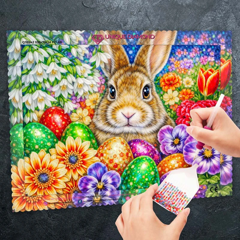 5D Diamond Painting – Easter Bunny Garden
