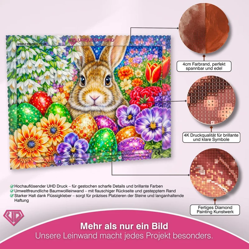 5D Diamond Painting – Easter Bunny Garden