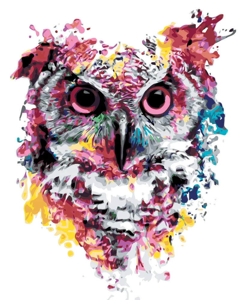 Diamond painting - BUNTE EILE