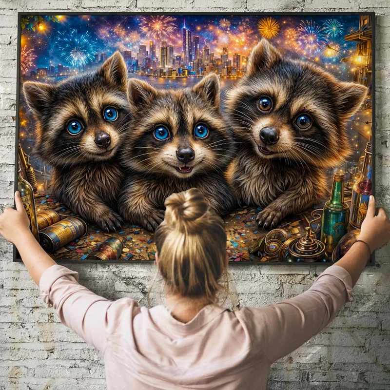 5D Diamond Painting – Midnight Mischief
