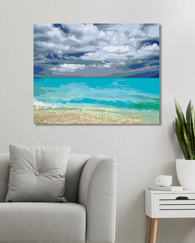 Diamond painting - SANDIGER STRAND (DENNIS FRATES)