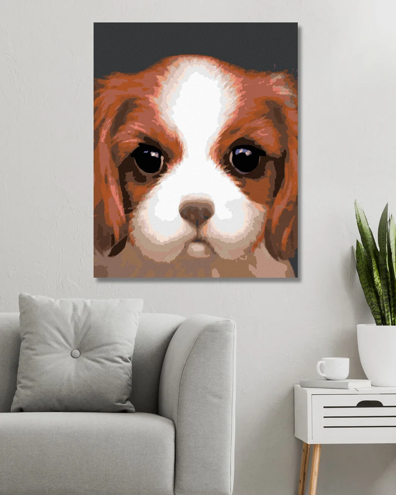 Diamond painting - HUND - CAVALIER KING CHARLES SPANIEL (MYROSLAVA VOLOSCHUK)