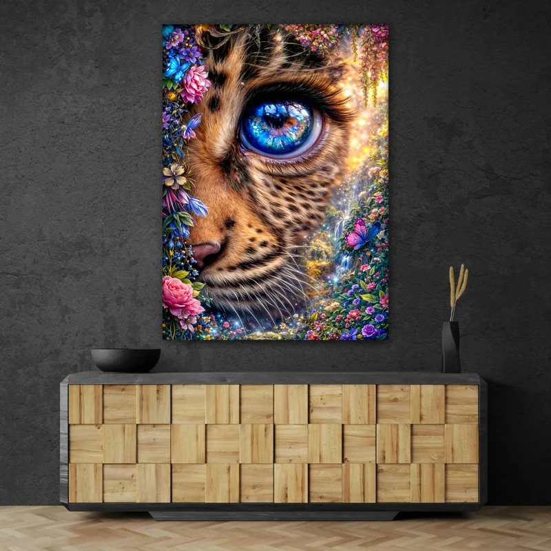5D Diamond Painting – Celestial Leopard