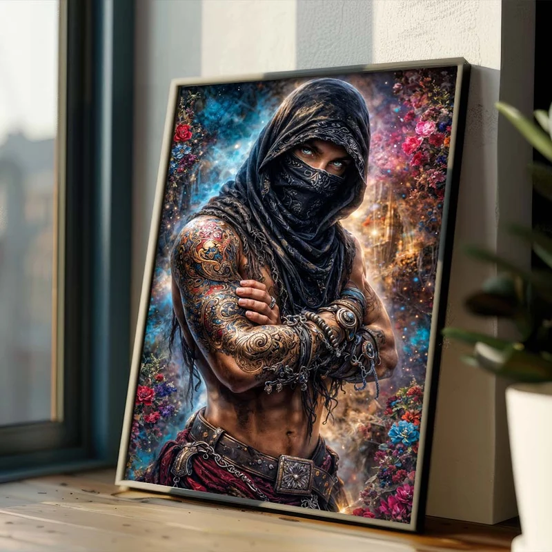 5D Diamond Painting – Mystic Desert Warrior