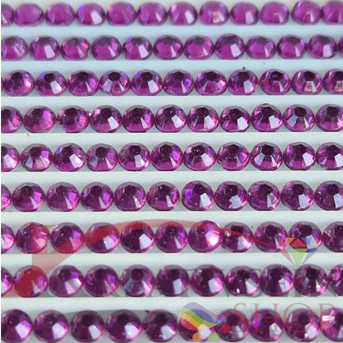 DMC 553 Violet - rund Steine - Strass - Diamond Painting