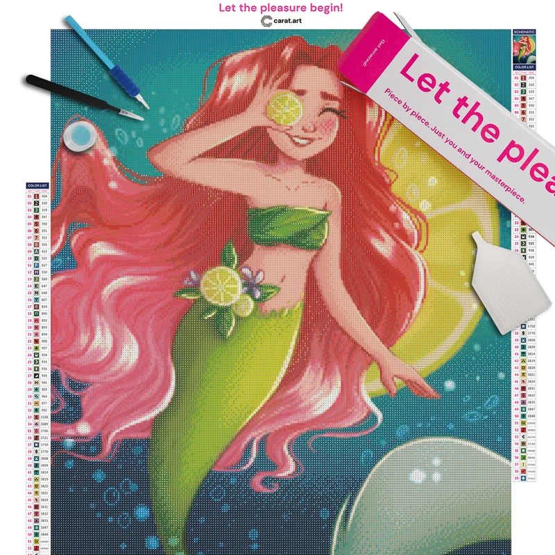 Diamond Painting - Femke Deborah - Lemon Mermaid