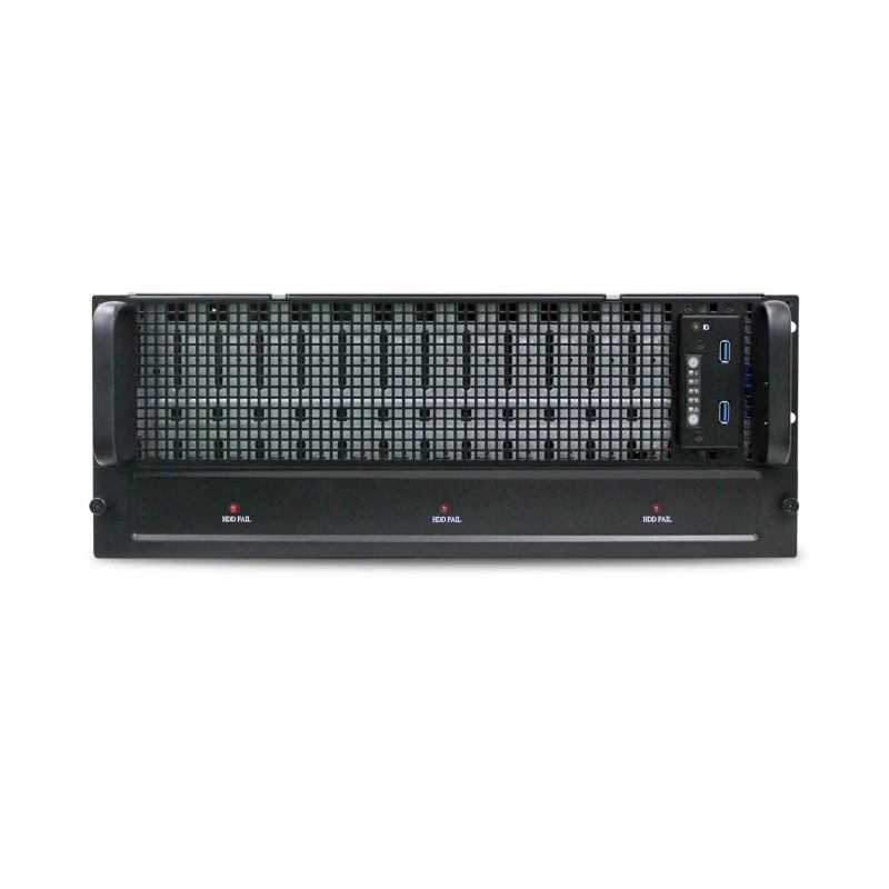 4U 12G 60 x 3.5" + 2 x 2.5" Rear Hot-Swap Enterprise Storage Server Chassis with an 1600W Redundant PSU