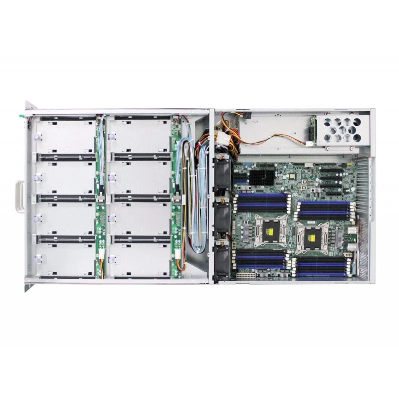 AIC 3U 12G High Density Storage Chassis 32 x 3.5" Tool-less tray with an 1200W Redundant PSU (Rails Included)