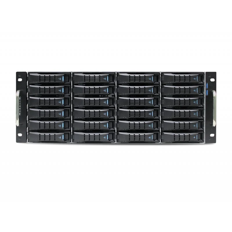 AIC 4U 12G Enterprise Storage Server Chassis 24 x 3.5" + 2 x 2.5" Rear Hot-Swap with 1200W Redundant PSU (Rails Included) * Expander On Board