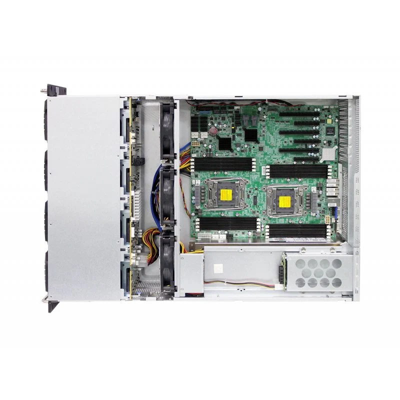 AIC 4U 12G Enterprise Storage Server Chassis 24 x 3.5" + 2 x 2.5" Rear Hot-Swap with 1200W Redundant PSU (Rails Included) * Expander On Board