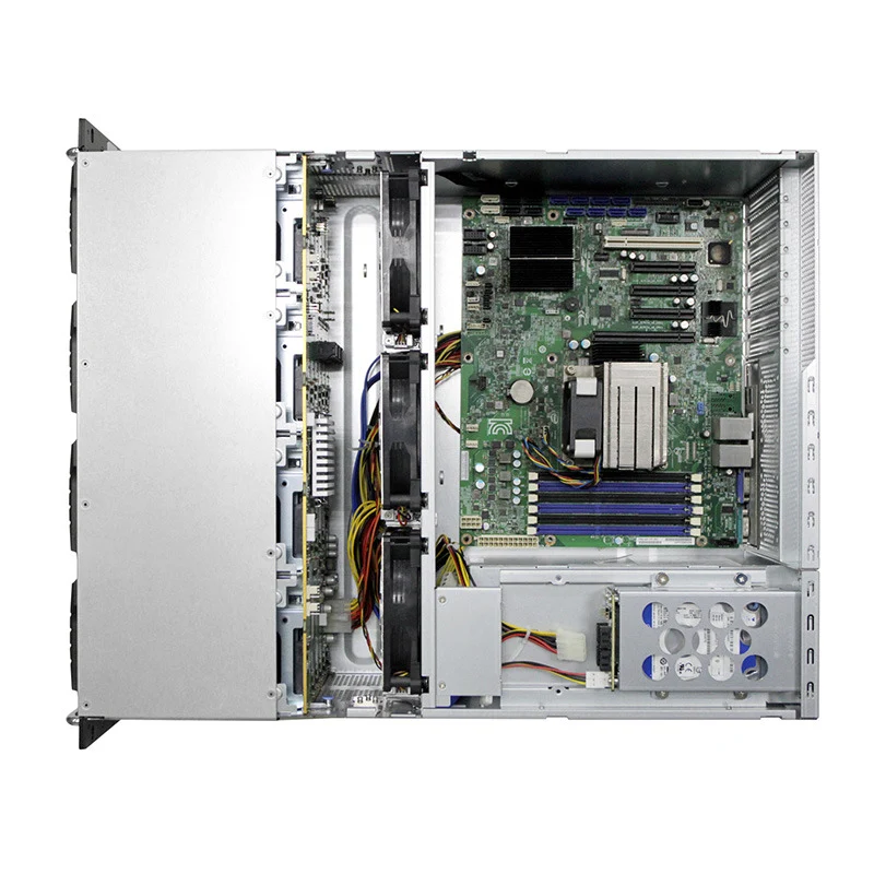 AIC 4U 12G Short Storage Server Chassis 24 x 3.5" Hot-Swap + 2 x 2.5" Rear Hot-Swap with 800W 1+1 Redundant PSU (Rails Included) * Expander On Board