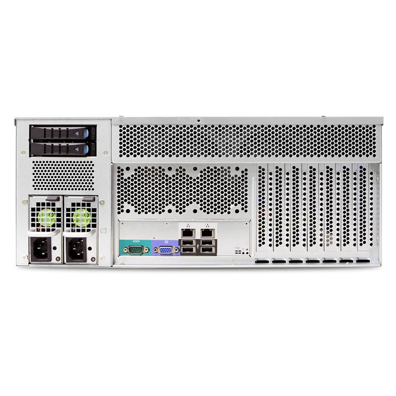 AIC 4U 12G Short Storage Server Chassis 24 x 3.5" Hot-Swap + 2 x 2.5" Rear Hot-Swap with 800W 1+1 Redundant PSU (Rails Included) * Expander On Board