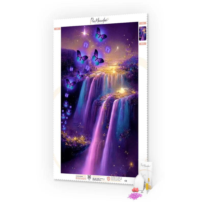 Diamond Painting XXL - Glitzerwelt der Schmetterlinge