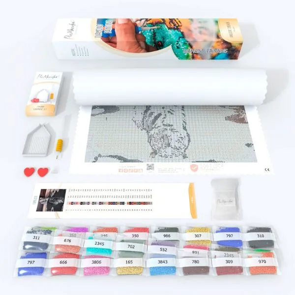 Diamond Painting XXL - Glitzerwelt der Schmetterlinge