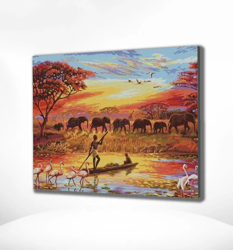 Diamond Painting Savanne Afrikas