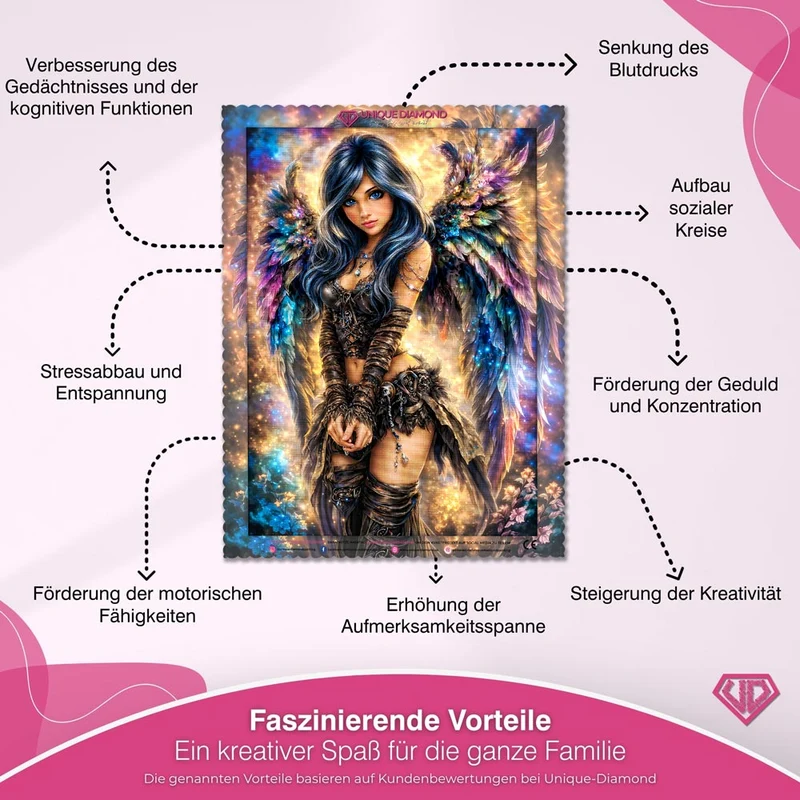 5D Diamond Painting – Mystic Angel