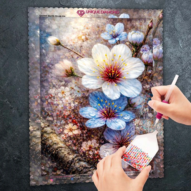 5D Diamond Painting – Elegant Blossom