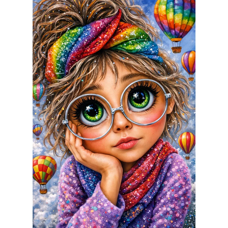 5D Diamond Painting – Dreamy Balloon Girl