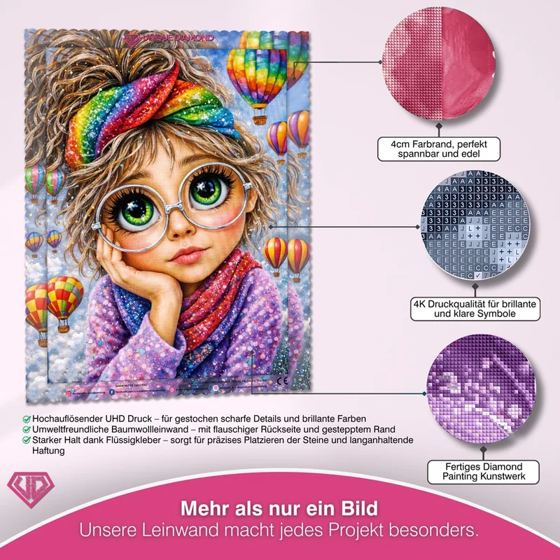 5D Diamond Painting – Dreamy Balloon Girl