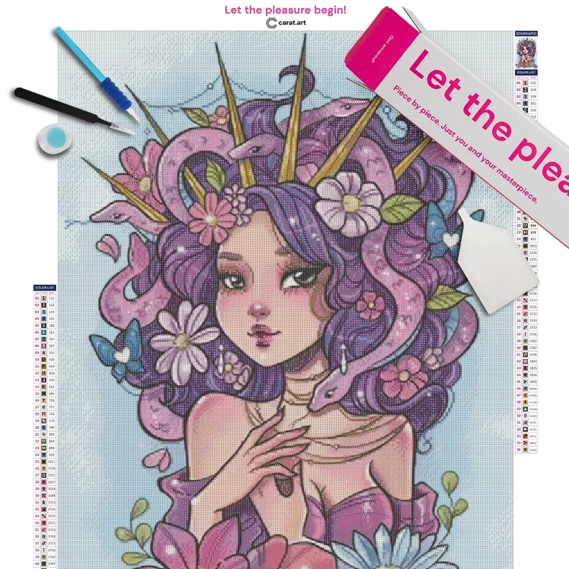 Diamond Painting - Feeble Ink - Medusa