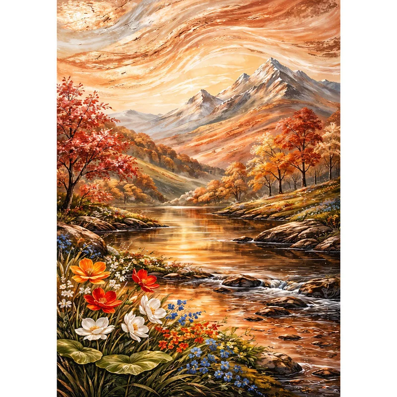 5D Diamond Painting – Flameborn Silence