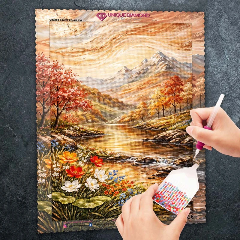 5D Diamond Painting – Flameborn Silence