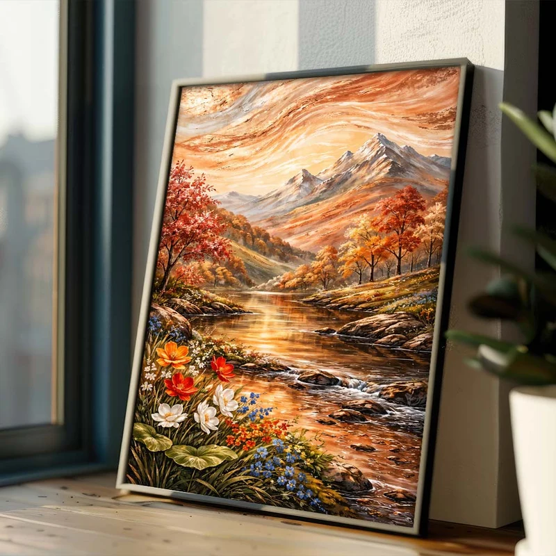 5D Diamond Painting – Flameborn Silence