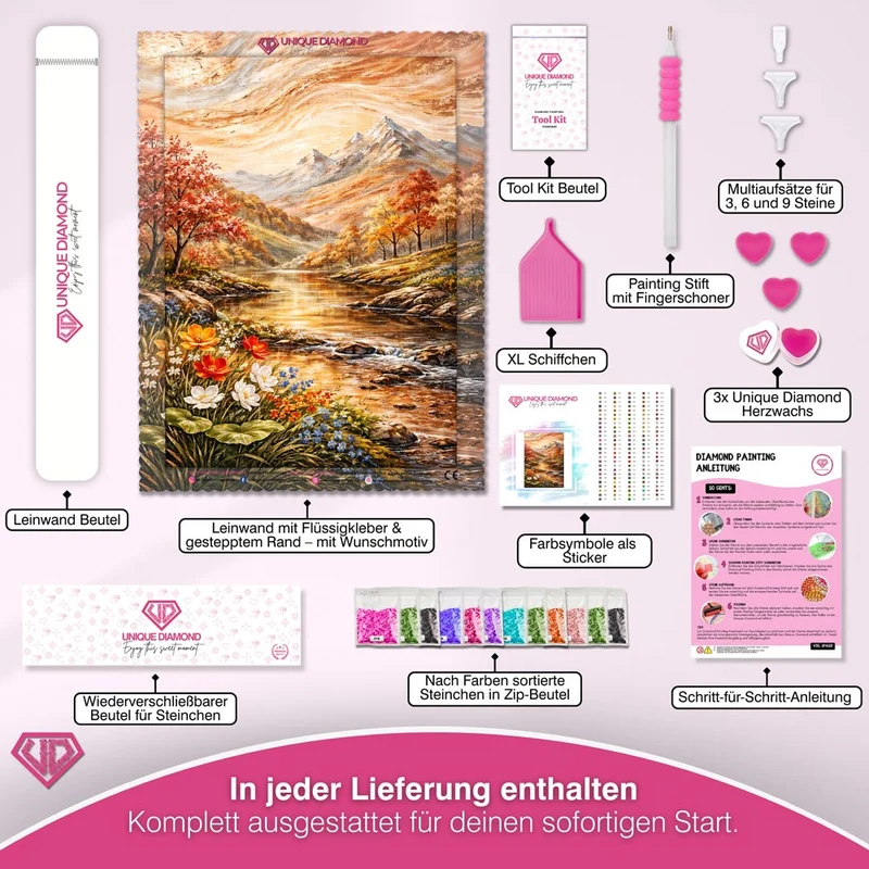 5D Diamond Painting – Flameborn Silence