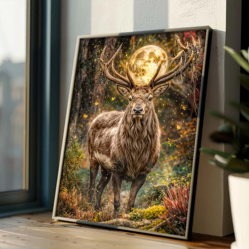 5D Diamond Painting – Moonlit Majesty