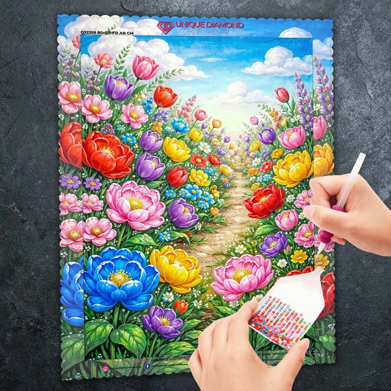 5D Diamond Painting – Garden of Joy