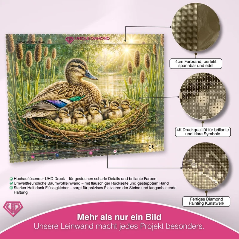 5D Diamond Painting – Nestled in Love