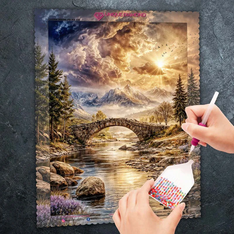5D Diamond Painting – Bridge to Serenity