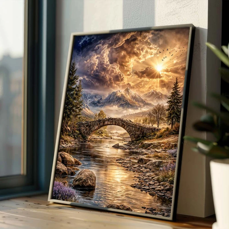 5D Diamond Painting – Bridge to Serenity