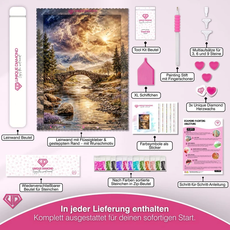 5D Diamond Painting – Bridge to Serenity