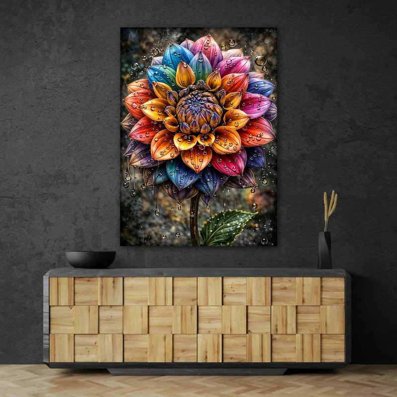 5D Diamond Painting – Rainflower Radiance