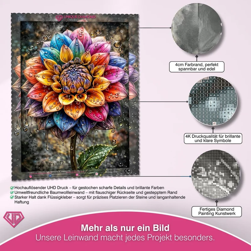 5D Diamond Painting – Rainflower Radiance