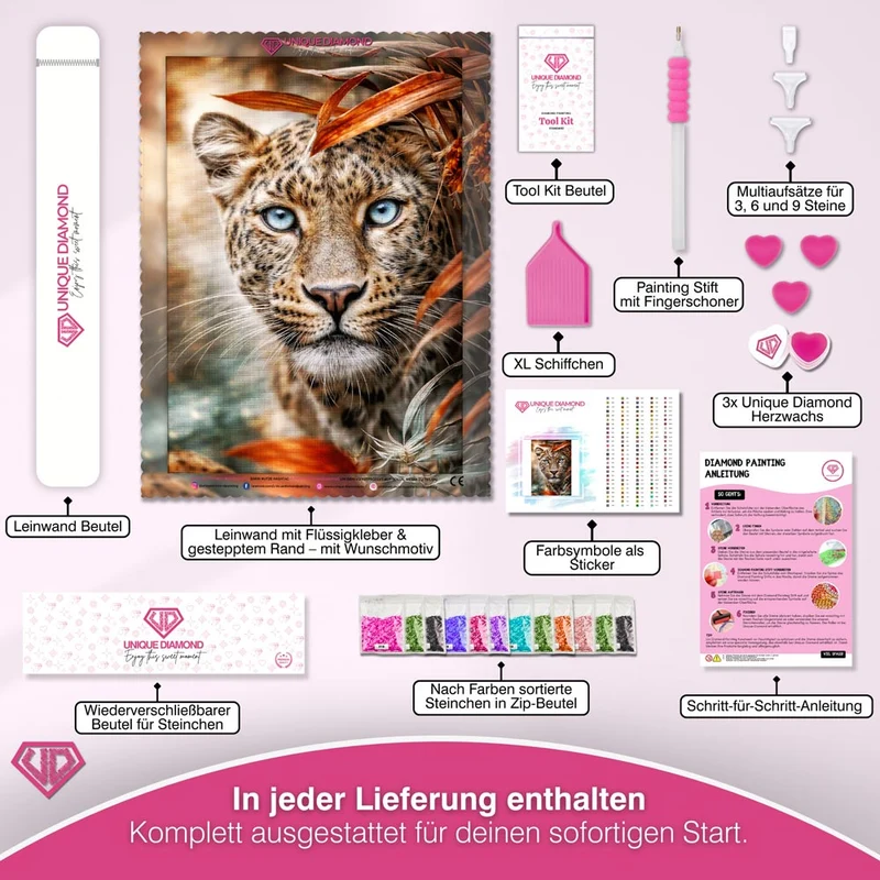 5D Diamond Painting – Eyes of the Wild