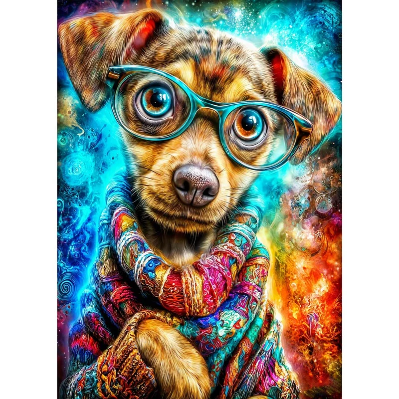 5D Diamond Painting – Cosmic Pup