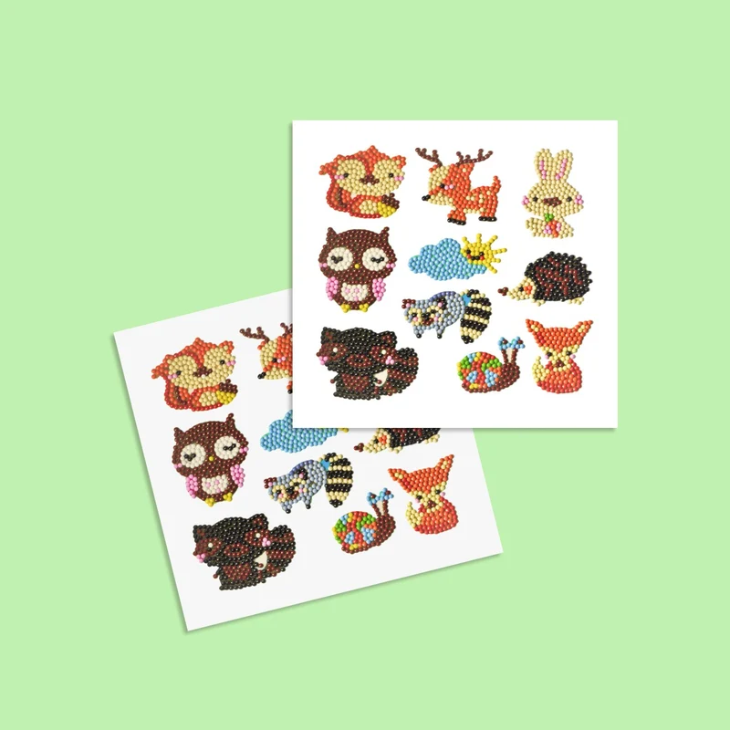 Diamond Painting Sticker Set - Waldtiere